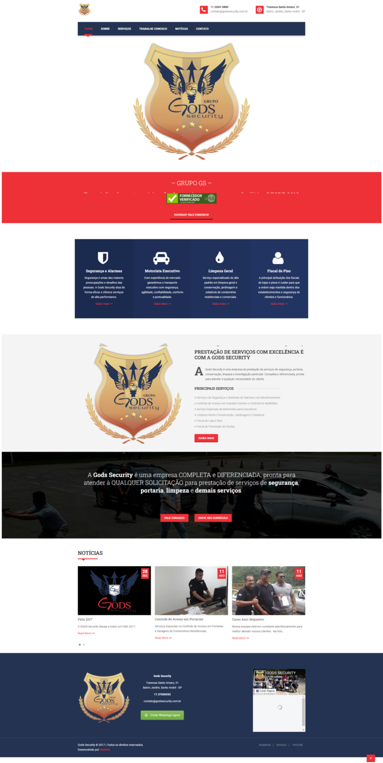 WiaWeb Criação de Sites, Gestão de Redes Sociais, Marketing Digital - Clientes Gods-Security-Segurança-Patrimonial-Pessoal-Grandes-Eventos-e-Investigação-Particular