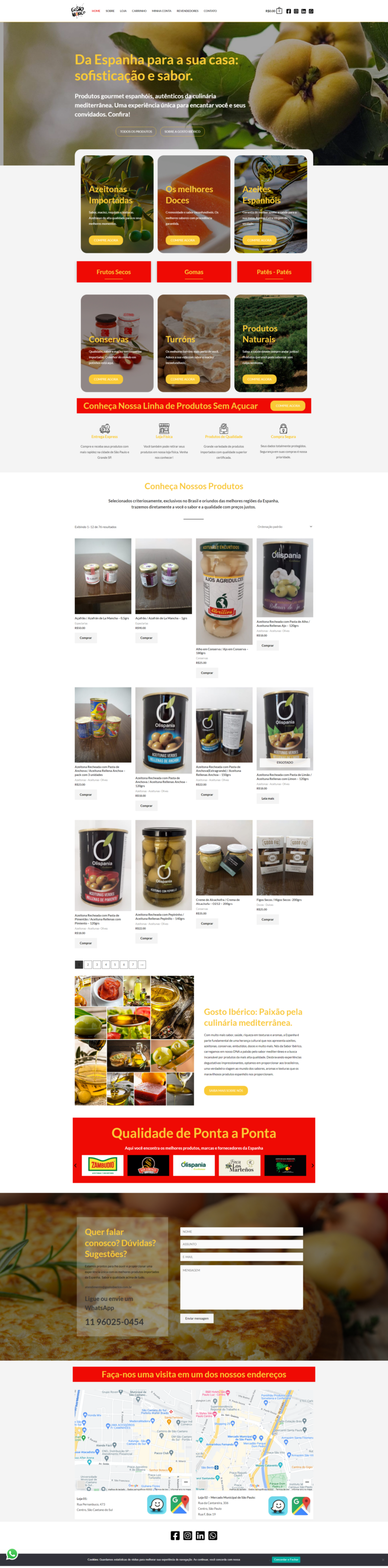 WiaWeb Criação de Sites, Gestão de Redes Sociais, Marketing Digital - Clientes Gosto Ibérico