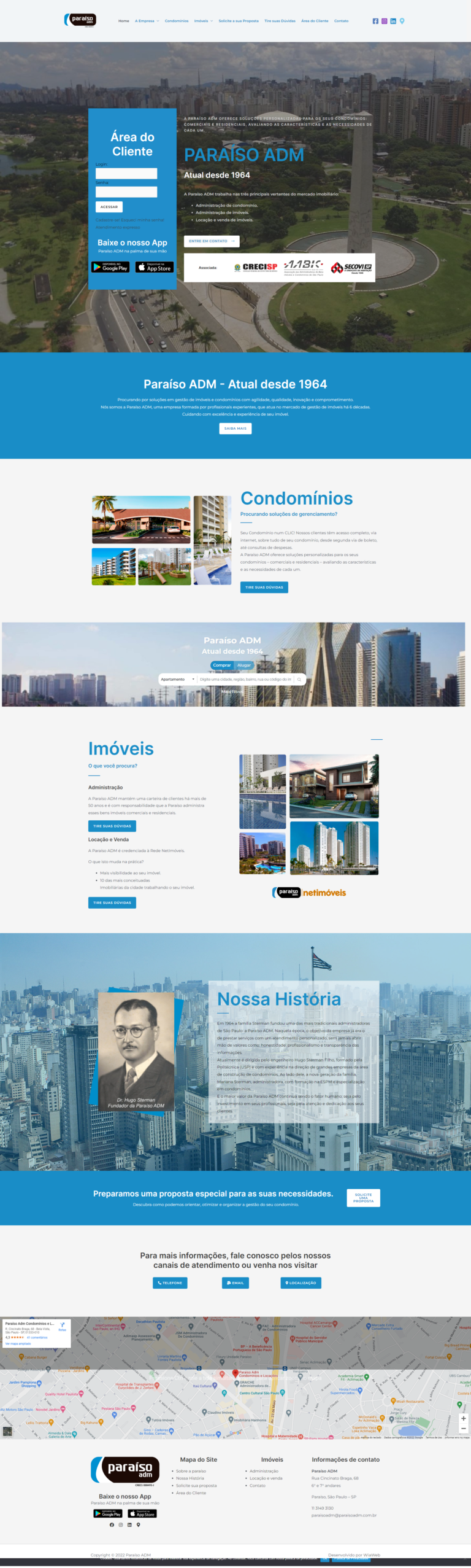 WiaWeb Criação de Sites, Gestão de Redes Sociais, Marketing Digital - Clientes Paraíso-ADM-Administração-de-Condomínios-Locação-e-Venda-de-Imóveis